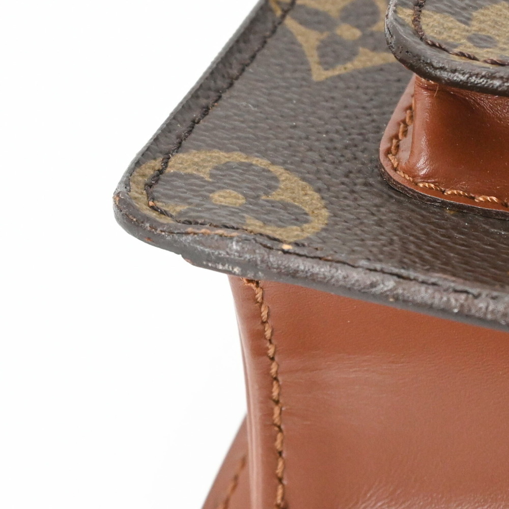 LOUIS VUITTON Brown Monogram Canvas Shoulder Bag - Picture 14 of 16